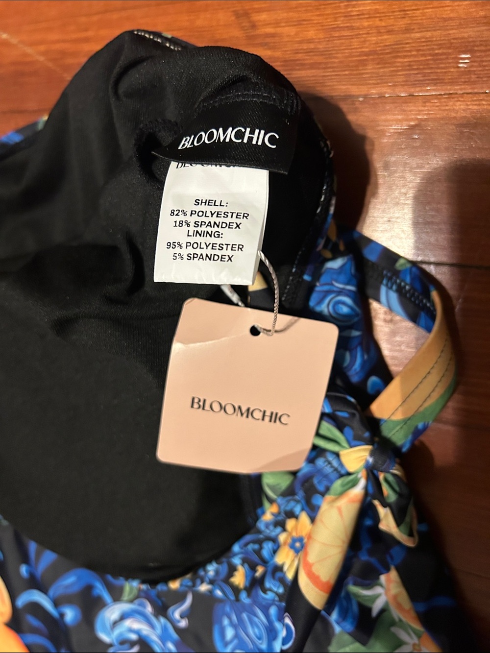 BloomChic One Piece Swimsuit with Matching Swim Skirt Cover up - Picture 2 of 12